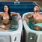 Endurance Cold Plunge 155 Gallon Ice Bath Tub Chiller Compatible Connections Inflatable, Durable, Portable, Insulated Design