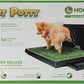 Hompet Dog Grass Pad with Tray Large, Puppy Turf Potty Reusable Training Pads with Pee Baffle, Artificial Grass Patch for Indoor and Outdoor Use, Ideal for Small and Medium Dogs (30"×20")