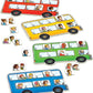 Orchard Toys Moose Games Bus Stop Game. A Fun Introduction to Addition and Subtraction. Pick up and Drop Off Passengers on Your Bus. for Ages 4-8 and for 2-4 Players