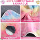 Reginary 4 Pcs Waterproof Guinea Pig Blankets Washable Small Animal Fleece Bedding Absorbent Guinea Pig Cage Liners Reusable Pet Pee Pad Sleep Mat for Hamster Ferret(Tie Dye Pattern,12 x 12 Inch)