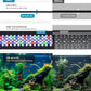 Aquarium Plant Light, 24/7 Programmable, Power-Off Memory, 7-Row LED 18-24in SEAOURA Full Spectrum Fish Tank Lights, 8 Colors, 20 Brightness Dimmable, Day & Night Cycle, Adjustable Bracket