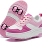 Roller Skate Shoes for Kids Girls Boys Detachable Wheeled Fashion Sneakers