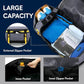 Haimont Large Duffle Bag Backpack for Travel, Men Women Duffel Backpack Bags with Shoes Compartment for Camping, Traveling, Sports, Trip, Water-resistant, 60L Grey