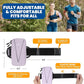 HiRui Cell Phone Holder Arm Bag & Wrist Bag for Phone, Sports Running Armband for Gym & Cycling, Compatible with iPhone 16/16Pro/Plus/15/14 Samsung Galaxy All Phones, Reflective & Adjustable (Purple)