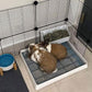 Oncpcare 22x18 Super Large Rabbit Litter Box with Grate for Cage, Extra Large Bunny Restroom Tray Pan Toilet, Fits 2 Rabbits