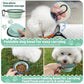 8-in-1 Pet Grooming Kit for Dogs & Cats - Includes Slicker Brush, Nail Clippers, Comb, Scissors, Toothbrush & Collapsible Bowl - Deshedding, Hair Trimming & Care Set, Travel Bag