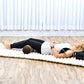 Leewadee Small Yoga Bolster – Shape-Retaining Cervical Neck Roll, Tube Pillow for Comfortable Reading, Kapok Filling, 22 x 6 x 6 inches