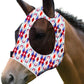 Harrison Howard Super Comfort Stretchy Fitting Horse Fly Mask with UV Protection Soft on Skin with Breathability Tribal Abstract Pony
