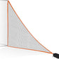 1/2PCS Golf Shank Net Attachment for Golf Hitting Nets with Sandbag, 7 * 7FT/7 * 10FT Golf Barrier Side Net,Golf Practice Hitting Net Barrier Net for Golf, Baseball, Hockey, Soccer (Black/Red