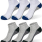 MONFOOT Men's/Women's 6 Pairs Daily Cushion Comfort Fit Performance Quarter Ankle Socks Multipack