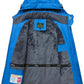 Men's Winter Ski Jacket Warm Waterproof Fleece Liner Snow Coat Hooded Windproof Mountain Raincoat
