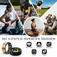 Smart Health Ring for Women Men Fitness Tracker with Heart Rate, Blood Oxygen, Blood Pressure, Sleep Monitoring, Step Counting, IP68 Waterproof for iPhone and Android, No APP Fee, Gold 9#
