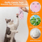 Catnip Toys for Indoor Cats, 5 Pack Cat Toys for Cats, Fluffy Catnip Toys for Chewing Playing, Interactive Kitten Toys, Catnip Filled Kitty Chew Teething Toys, Cat Chew Toys (Smile,5 Pack)
