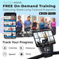 Teeter FreeStep Recumbent Cross Trainer Stepper, Zero-Impact Exercise Bike Alternative w/Patented Physical Therapy Stride, Up to 350lb, Free App w/Trainer Workouts