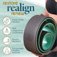 Florensi Back Roller - Back Stretcher, Back Cracker, Yoga Wheel, Deep Tissue Massager - for Back Pain Relief, Back Cracking, Yoga Stretching, Trigger Point Therapy - Foam Padded Rollers