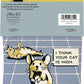 Blue Q Your Cat is High Catnip Cat Toy. Premium Organic Catnip Grown in The USA, 100% Cotton Pouches, Kitty Graphics Sure to Delight Every Cat-Keeper.