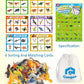Coogam Sorting Toys for Toddles, Animals Figures Dinosaurs Birds Insects Cognition Matching Game Playset, Fine Motor Learning Activities Educational Toy Gift for 3 4 5 Year Old Kid