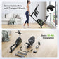 Caromix Recumbent Exercise Bike for Adults Seniors, Stationary Bike for Home with Comfortable Seat and Heart Rate Handle, Magnetic Resistance Indoor Cycling Bike with 300LBS for Cardio Workout