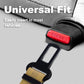 Plutus Pet Dog Seat Belt for Car, Adjustable Dog Car Harness with Carabiner Clip, Reflective Dog Seatbelt Leash with Elastic Bungee, Brown