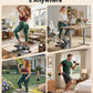 Sportsroyals Stair Stepper,Twist/Mini Stepper for Exercise at Home,Step Machine with Resistance Bands for Full Body Workout, 350lbs+ Capacity