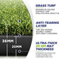 Golfguru Golf Mat, 5x4ft/5x5ft Dense Elite Golf Hitting Mats Practice with 10 Balls, 9 Tees, Heavy Duty Artificial Hitting Training Matt for Backyard Driving Chipping Indoor Outdoor Simulators