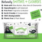 Dog Wipes, 100% Plastic Free Biodegradable pet Wipes for Full Body, Eye Wipes, Ear Wipes, Bum & Paws. 110 Sensitive Dog Grooming Wipes for Dogs, Puppy & cat Grooming (Fragrance Free)