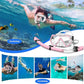 Snorkeling Gear, Dry Snorkel Set180° Panoramic Wide View,Anti-Fog Scuba Diving Mask, Professional Snorkeling Gear for Free Breathing, Swimming, Diving