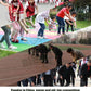 Iron-Hoop Rolling,Iron Ring Game,Stainless Steel Rolling Iron Ring,Adult Students Parent-Child Outdoor Fitness Equipment,Hand Pushing Wind fire Wheel,Chinese Traditional Sports Nostalgic Toys (37CM)