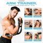 Adjustable Twister Arm Trainer for Men & Women – Twister Arm Chest Exerciser Portable Spring Resistance Home Workout Equipment with 4 Spring, Anti-Slip Handles for Easy Grip & Carry Bag