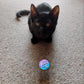 5-Piece Cat Toy Balls with Bells for Kittens and Indoor Cats, Over The Moon(1.5'', Basic Cat Toy Set)