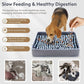 Snuffle Mat for Dogs, Dog Puzzle Mat, Interactive Dog Toys for Enrichment,Sniff Mats with Non-Slip Backing,Suitable for Breeds and Sizes of Dogs (Silver, 17" X 15")