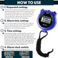 Kanayu 28 Pcs Multi Function Digital Stopwatch Timer Bulk Sports Stopwatch with Lanyard Date Time Alarm Timer for Coach Swimming Running Sports Train