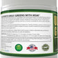 Ultimate Greens Powder Immune Support Vegan Friendly Vegetable Alkalize Drink NO GMO Gluten Soy Free 8oz 3 Pack