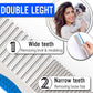 Dog Grooming Comb for Matting – Metal Dematting Comb with Stainless Steel Teeth & Non-Slip Handle (Style 1)