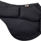 ECP Equine Comfort Products All-Purpose Contoured Correction Saddle Pad with Adjustable Memory Foam Inserts for Custom Support, Non-Slip, Shock Absorbing, 22” Spine, 19.5” Drop