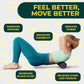 Yoga Foam Roller for Physical Therapy & Exercise – Firm Back Roller for Back Pain, Legs, and Shoulders, 12in x 4in Travel Size – Deep Tissue Massage for Myofascial Release