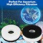 Foam and Carbon Rings Filter Replacement Compatible with Biorb Aquariums(10 carbon foams, 10 regular foams, 2 cleaning brushs and 1 piece cleaner pad)