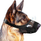 Dog Muzzle, Soft Mesh Muzzle for Large Dog Mouth Guard, Breathable Adjustable Muzzles to Prevent Biting, No Bark Muzzle for Dogs Allow Panting Drinking (Black, L)