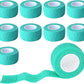 9 Pack 1" x 5 Yards Self Adhesive Bandage Wrap Self Stick Wrap for Ankle, Wrist, Finger, Sports, Breathable Cohesive Vet Tape for Pets (Middle Green)