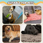 8 Pcs Guinea Pig Liner Washable Rabbit Cage Liner 16x12 Inch Guinea Pig Fleece Mats Reusable Bedding Pee Pads for Small Animals, Bunny (Gray, Green, Pink, Blue)