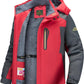 Men's Winter Ski Jacket Warm Waterproof Fleece Liner Snow Coat Hooded Windproof Mountain Raincoat