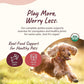 kin+kind Hip+Joint Supplement Dogs & Cats - Vet Formulated Natural Formula with Organic Turmeric, Black Pepper and Coconut- Made in USA - Bundle (3 x 4 oz)