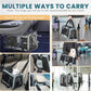 Petsfit Cat Carrier Dog Carrier, Large Capacity Lightweight Soft-Sided Pet Carrier for Travel, with Adjustable Shoulder Strap, Auto Locking Zipper Head and Washable Fleece Pad