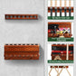 Wall Mount Pool Stick Holder - Billiards Pool Cue Rack Hardwood Pool Cue Set Holder for 8 Cues Sticks Storage Pool Table Accessories Equipment Organizer