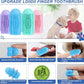 Dog Toothbrush Dog Tooth Brushing Kit Dog Finger Toothbrush for Dog Teeth Cleaning&Dog Dental Care (8-Pack, Blue Green Pink Purple)