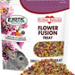 Flower Fusion Treat (1/2 lb) - Healthy Natural Dried Flower Herbivore Treat - Chinchillas, Guinea Pigs, Rabbits, Prairie Dogs, Degus, Hamsters, Rats, Squirrels, Sugar Gliders & Other Small Pets