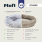 Plufl, The Original Human Dog Bed for Adults, Kids, and Pets. As Seen on Shark Tank. Comfy Plush Large Bean Bag with Memory Foam, Machine Washable, and Durable. Perfect nap and Floor Bed - Arctic Grey