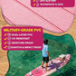11'x34 Ultra Wide Paddleboard, Inflatable SUP&430lb Capacity for All Skill, Stand-up Paddle Board for Yoga/Family, EVA Deck, US Fin, High-Pressure Pump, 100L Bag, Safety Leash