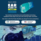 Earvolution Floating Putty Buddies Ear Plugs for Swimming - Invented by an Ear Physician - Moldable, Premium, Silicone - Floats on Water - Waterproof - Made in The USA - 3 Pack - Red/White/Blue