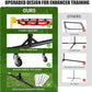 Volleyball Setter Training Equipment, Adjustable Volleyball Setting Trainer Net with 6 Angle and 5 Height Adjustments and 2 Rubber Wheels for Indoor Outdoor Practice